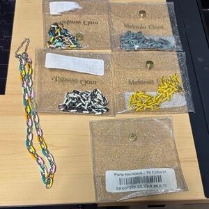 Melanie Clara Multicolor Chain Necklace